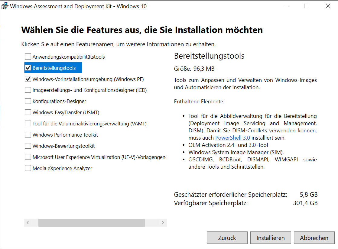 Legen Sie Ihr Windows-installations Oder Wiederherstellungsmedium Wiederherstellung eines Windows PCs - blog.admin-intelligence.de