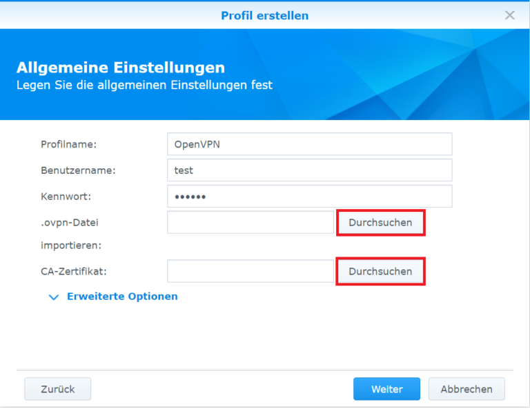 Synology NAS VPN Verbindung Einrichten Blog admin intelligence de