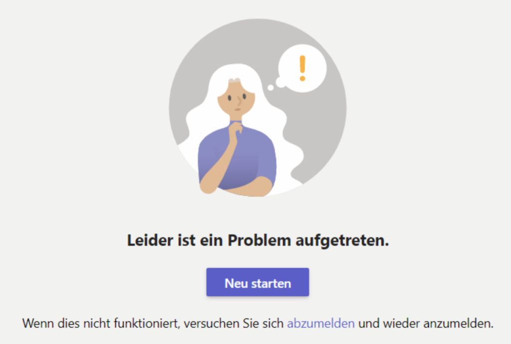 Microsoft Teams Leider ist ein Problem aufgetreten Fehlercode 80080300 QuickFix blog