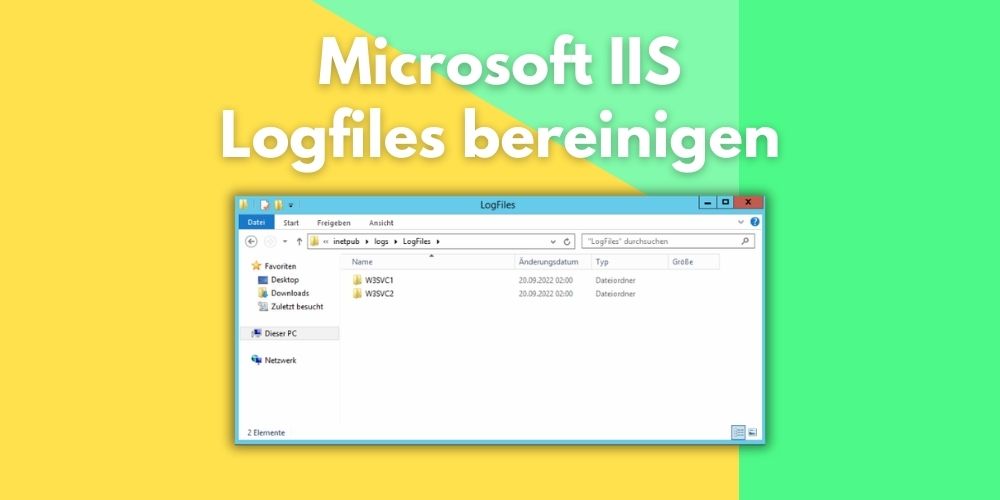 Microsoft IIS Logfiles bereinigen