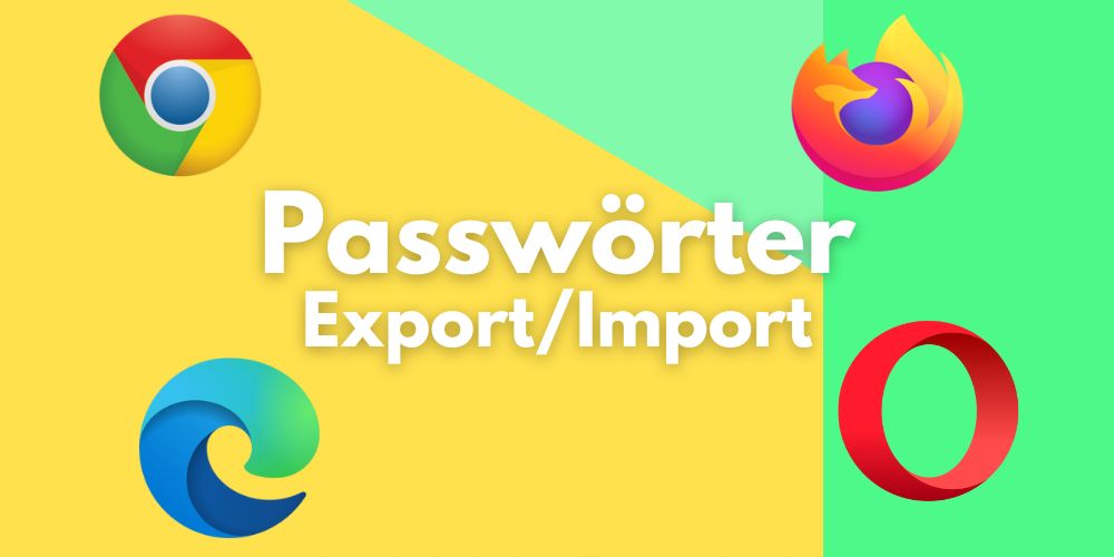 passwörter browser export import