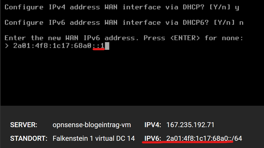 IPv6 einrichten