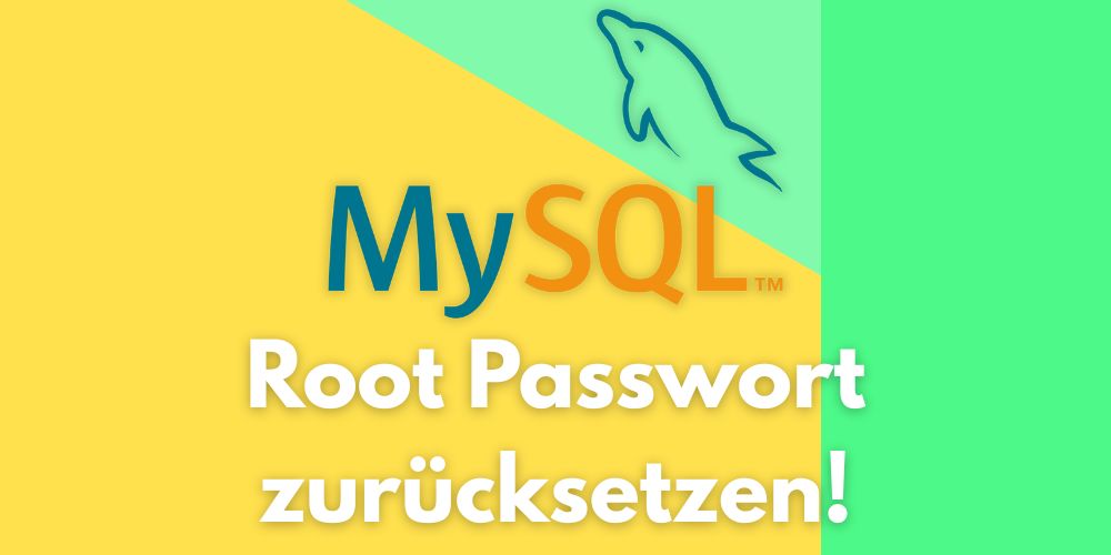 mysql root passwort entfernen