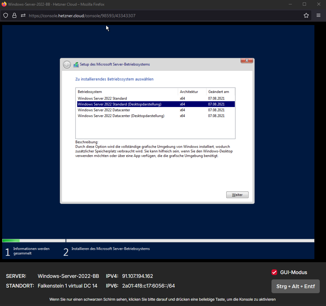 Windows Server 2022, ein Leitfaden zur Erstellung bei Hetzner - blog ...