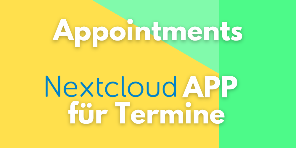 appointments nextcloud