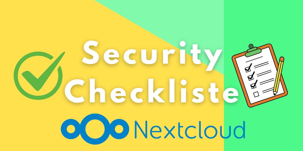 security checklist nextcloud