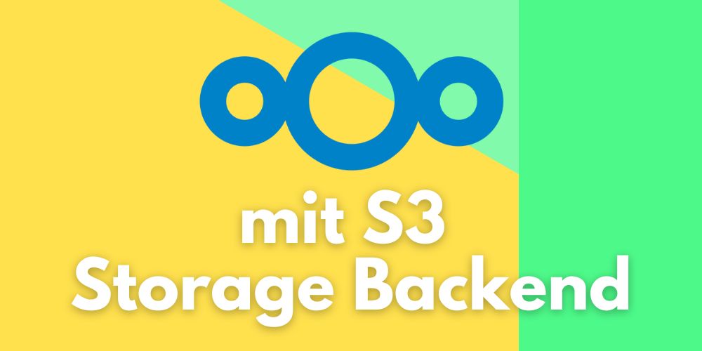 s3 storage backend nextcloud