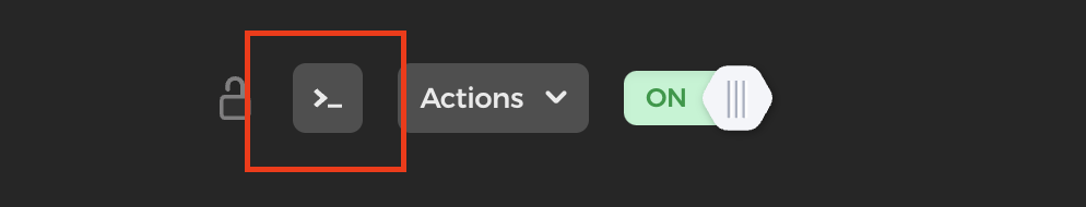 Open console