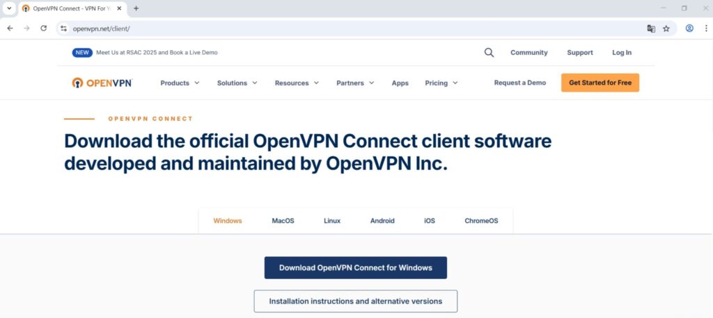 OpenVPN download