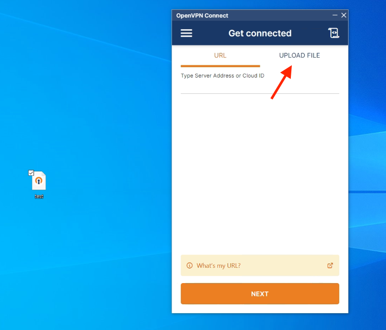 OpenVPN Upload file