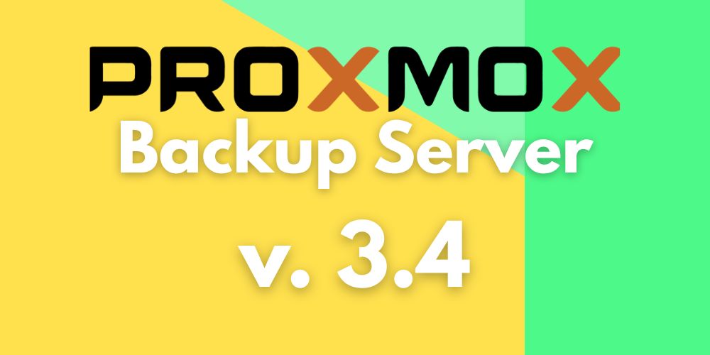 proxmox backup server v.3.4