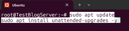 Die Grundlage schaffen für automatische Updates auf Ubuntu Server