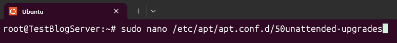 Normale Updates auf Ubuntu Server installieren