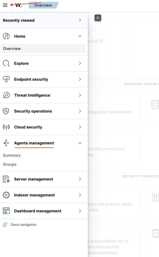 Wazuh SIEM Agent Management