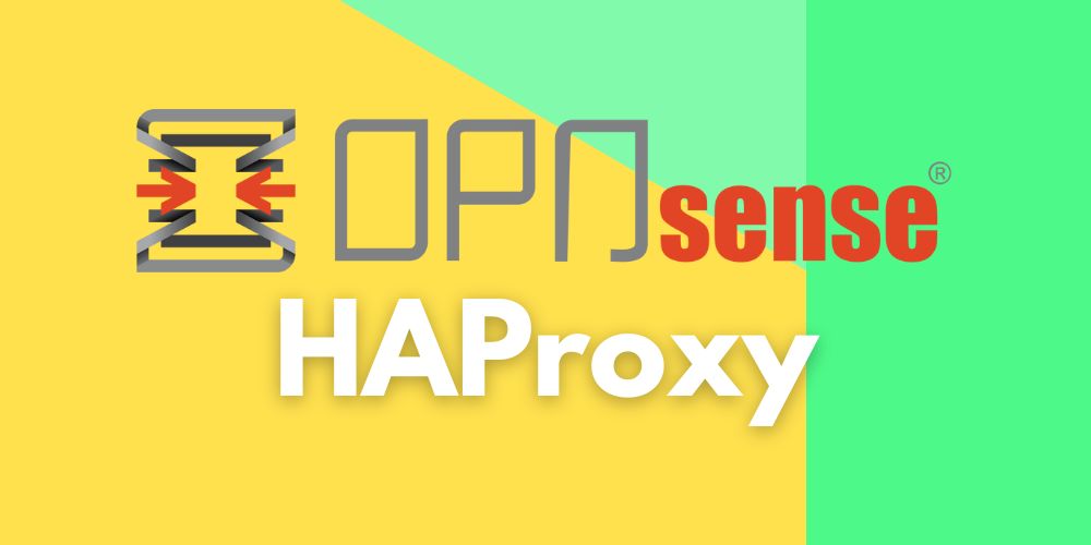opnsense HA proxy