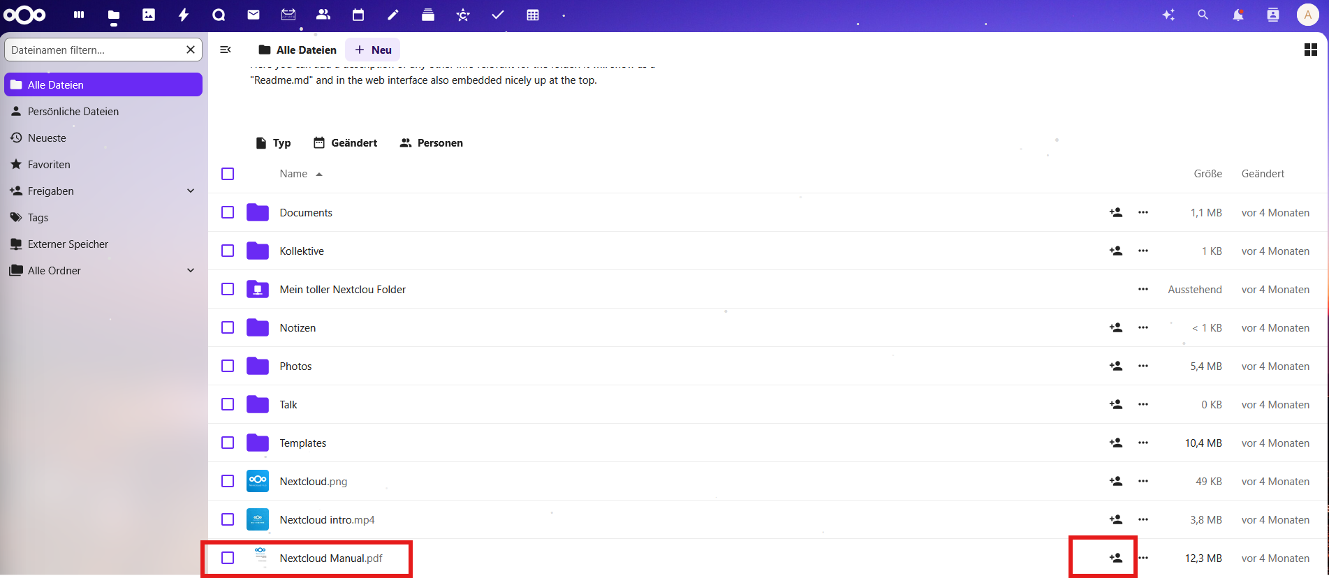 Dateianhänge als Link: eM Client & Nextcloud