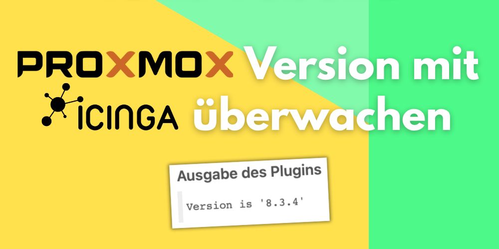 proxmox version mit icinga2 überwachen