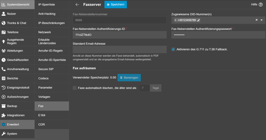 3CX Faxserver einrichten
