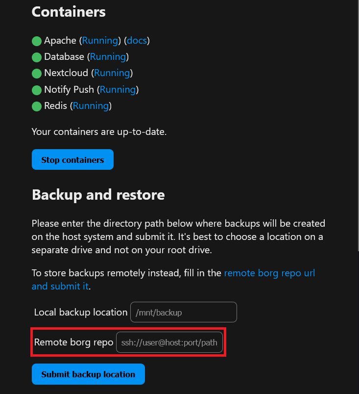 Backup & Restore