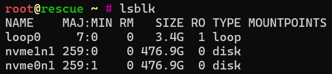Proxmox Festplatten check