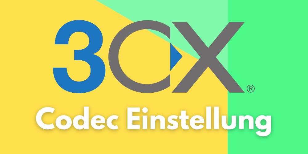 3cx codec einstellung