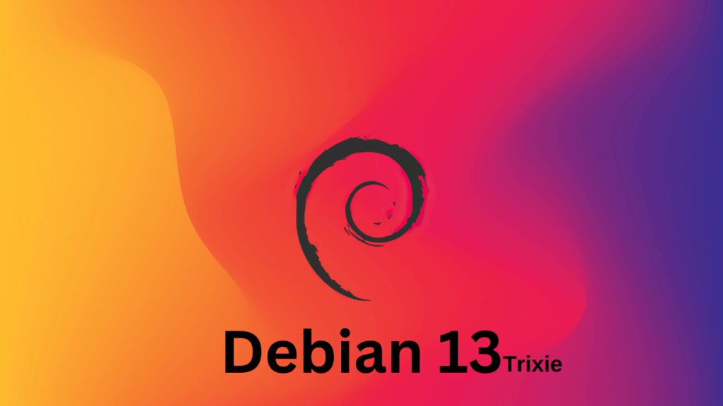 Debian 13 Trixie Logo