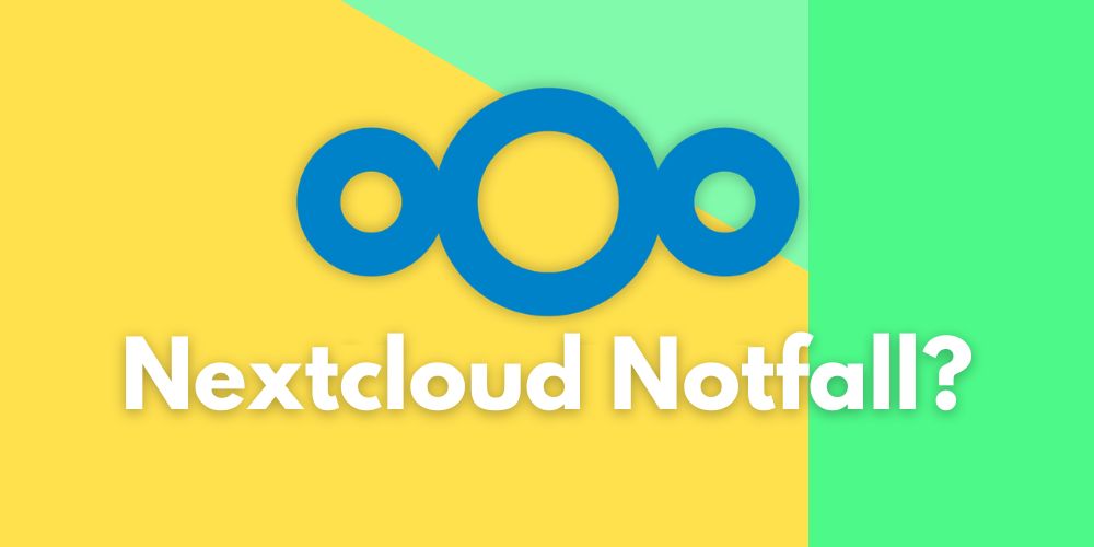 nextcloud notfall