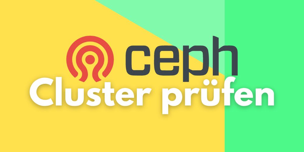 ceph cluster prüfen