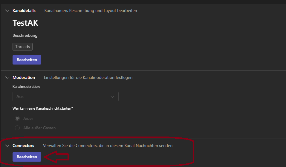 Checkmk Teams Notifications konfigurieren