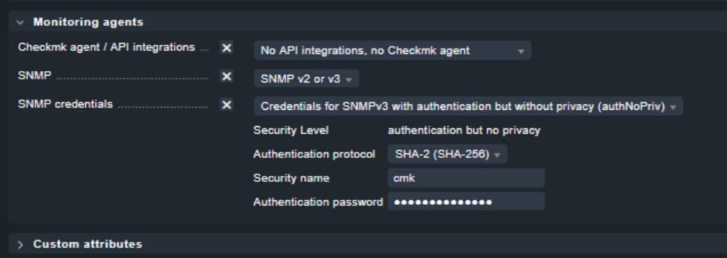 Sophos Firewall mit Checkmk überwachen: SNMP Einstellungen in Checkmk Konfigurieren