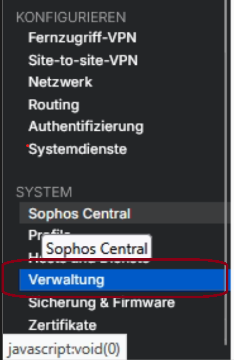 Sophos Firewall mit Checkmk überwachen: Firewall konfigurieren