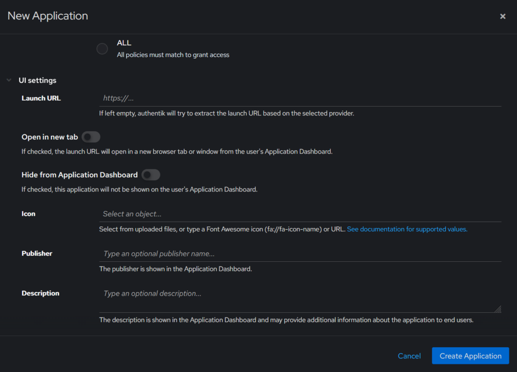 Authentik_Applications_New_Application_UI_Settings